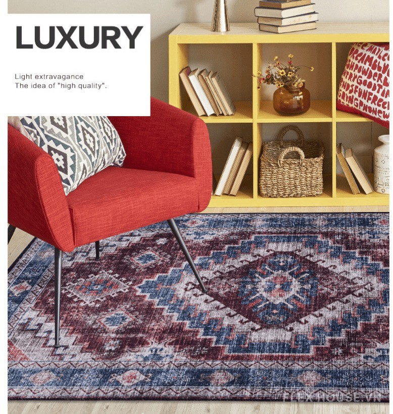 Thảm persian trải sàn chất liệu chenille cao cấp SHS007 (12)