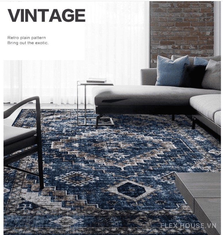 Thảm persian trải sàn chất liệu chenille cao cấp SHS007 (15)