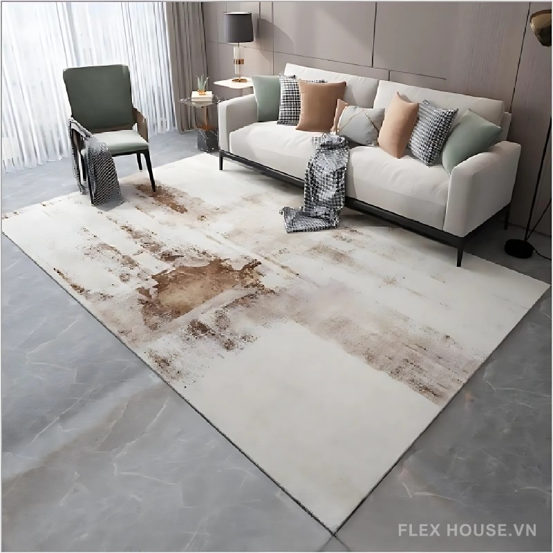 Thảm trải sàn phòng khách Cashmere sang trọng NBT.NE0714 8