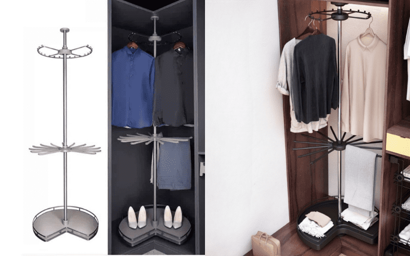 Thiết kế tủ quần áo đa năng giúp tiết kiệm không gian cho phòng ngủ