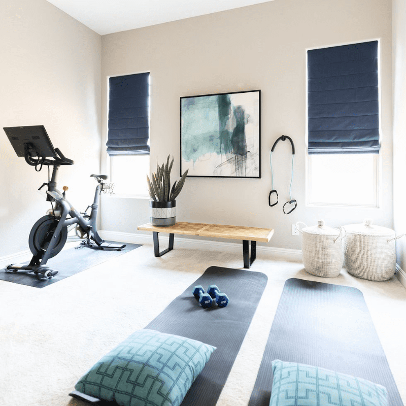 thiết kế phòng gym gia đình