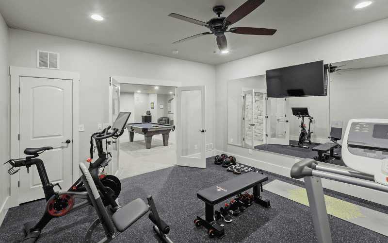 10 ý tưởng thiết kế phòng gym gia đình tạo động lực tập luyện mỗi ngày 3 phòng tập gym gia đình
