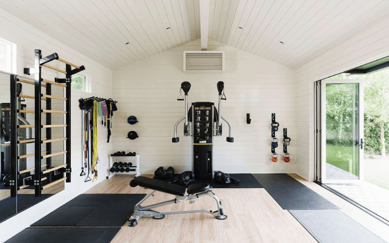 10 ý tưởng thiết kế phòng gym gia đình tạo động lực tập luyện mỗi ngày 7 thiết kế phòng gym gia đình