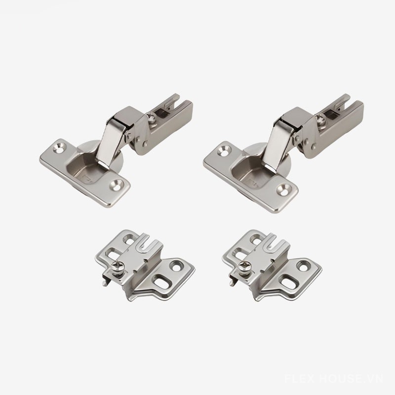 Bản lề thép trùm nửa giảm chấn 493.03.024
