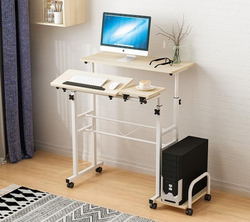 Bàn máy tính đứng di động nâng hạ HT4222 3