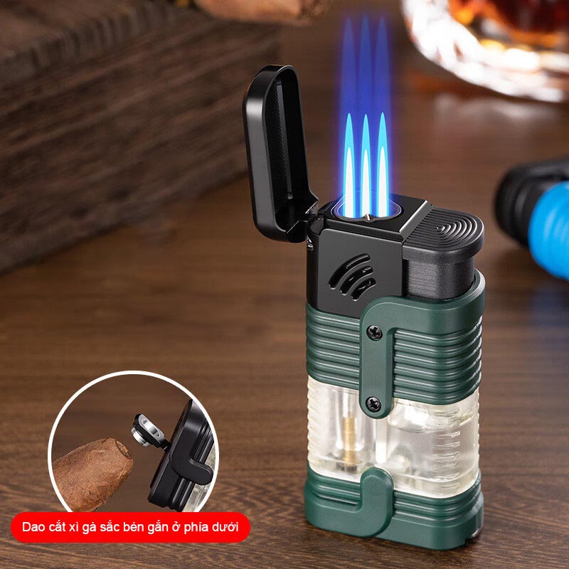 Bật lửa xì gà chống gió màu sắc cá tính CGL4289 7