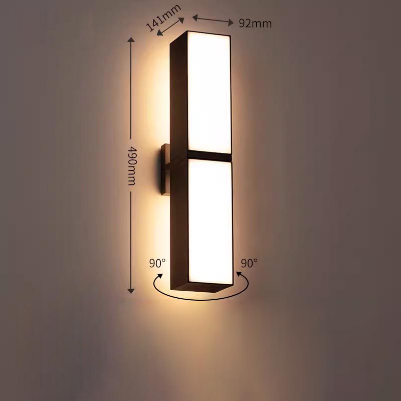 Đèn LED gắn tường hiện đại xoay chiều cao cấp CA7028 10