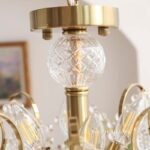 Đèn chùm viên pha lê giọt nước cổ điển BO8930-6
