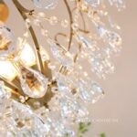 Đèn chùm viên pha lê giọt nước cổ điển BO8930-9