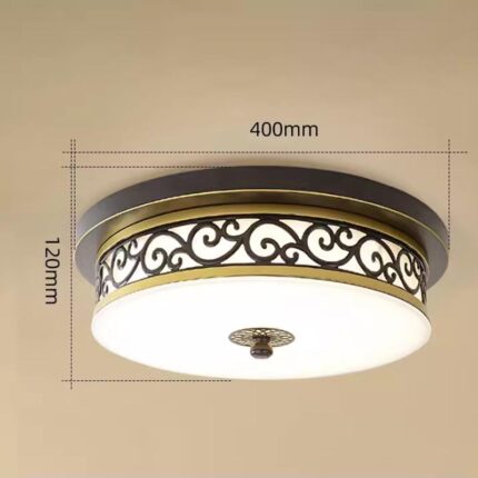 Đèn ốp trần ban công hoa văn tân cổ điển SY485