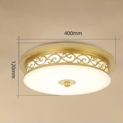 Đèn ốp trần ban công hoa văn tân cổ điển SY485