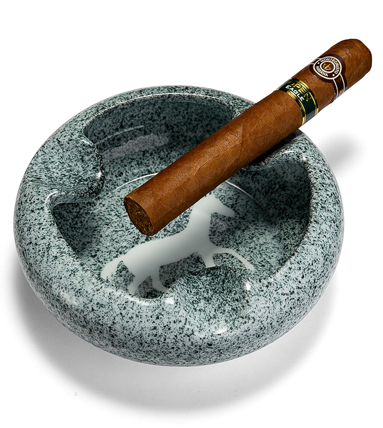 Gạt tàn cigar 3 điếu bằng sứ xương cao cấp CGL5270 9