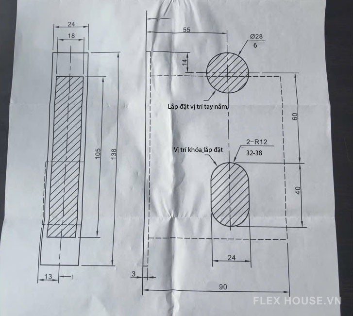 Khóa cửa phòng không chìa hợp kim cao cấp AS5500 10