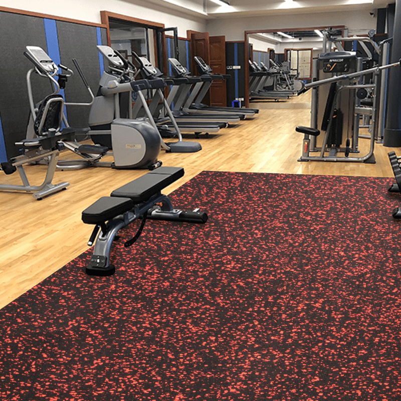 lót sàn cao su phòng gym
