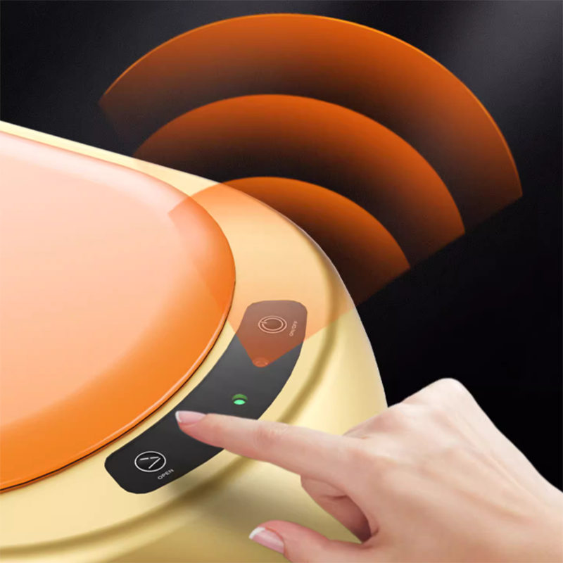 Thùng rác cảm ứng họa tiết sang trọng BD4762 10