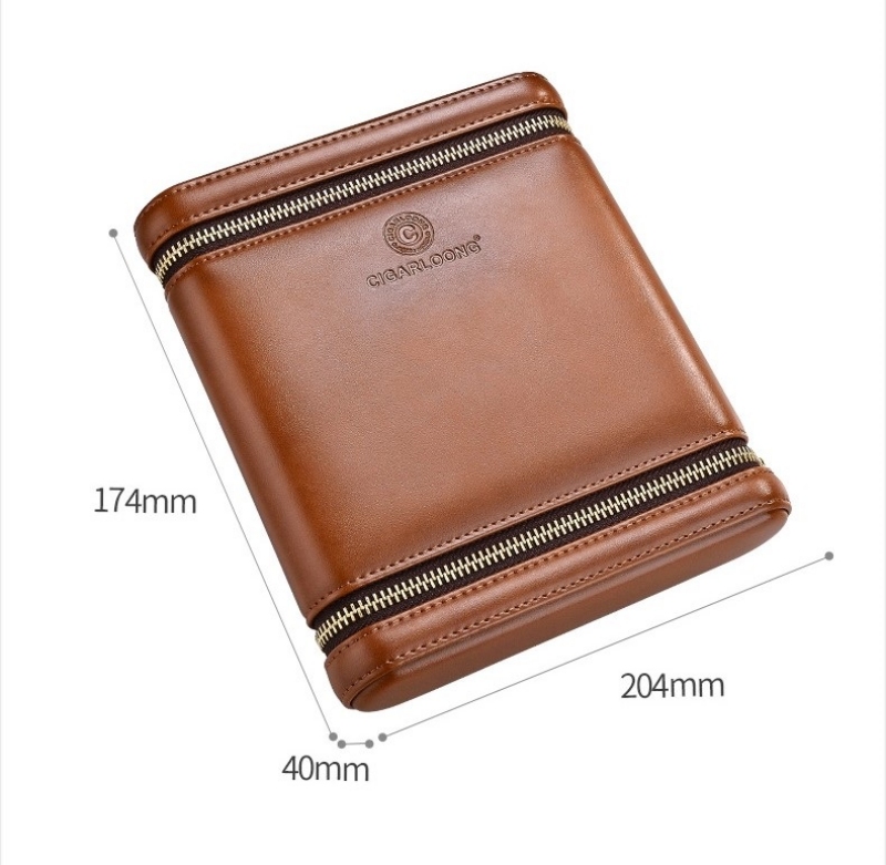 Túi cigar 6 điếu cầm tay bọc da sang trọng CGL171 10