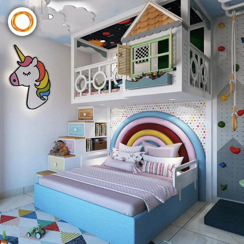 thiết kế phòng ngủ cho bé