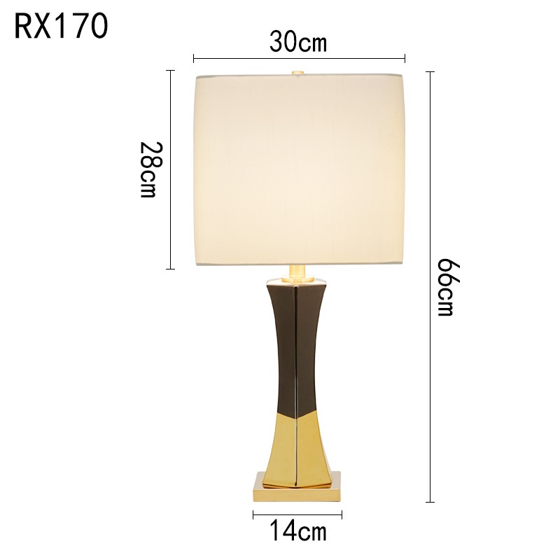 Đèn bàn đầu giường ngủ gốm sứ Minimalist RX170 9