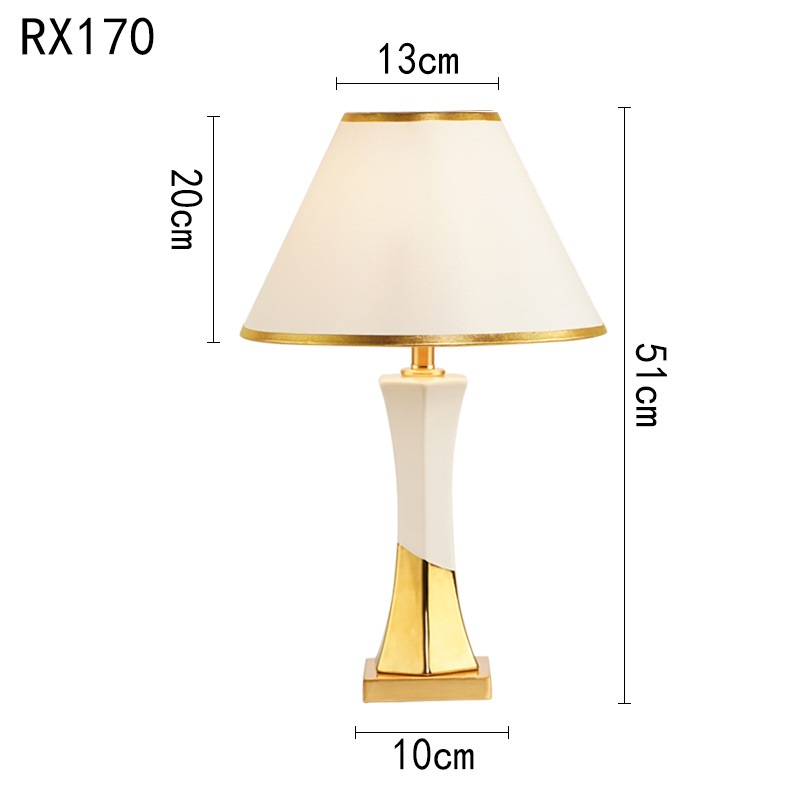 Đèn bàn đầu giường ngủ gốm sứ Minimalist RX170 7