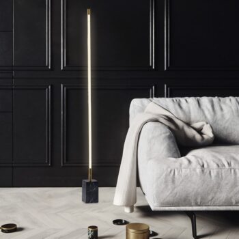 Đèn sàn đứng decor đế đá cẩm thạch sáng tạo HX2654
