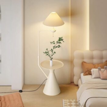 Đèn sàn trang trí có bàn cà phê ấn tượng HX2351