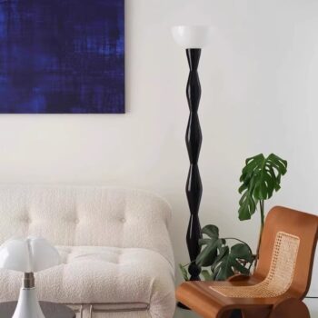 Đèn sàn trang trí góc sofa màu đen sáng tạo HX8090