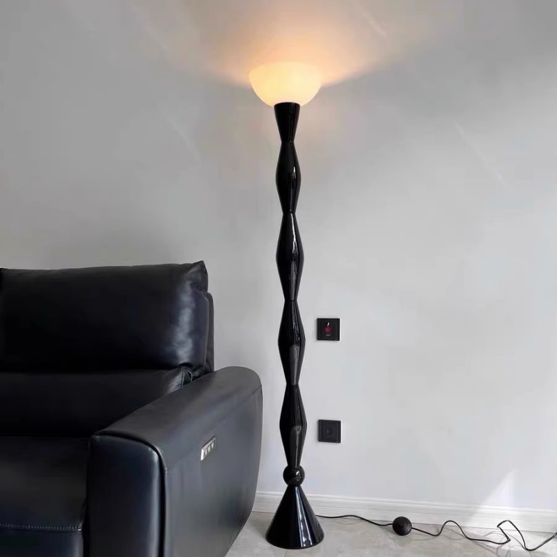 Đèn sàn trang trí góc sofa màu đen sáng tạo HX8090 7