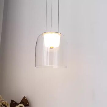Đèn thả kiểu cốc thủy tinh úp ngược độc đáo HL0371 - bìa
