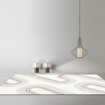 Thảm sàn decor đường cong duyên dáng YN-CYU49