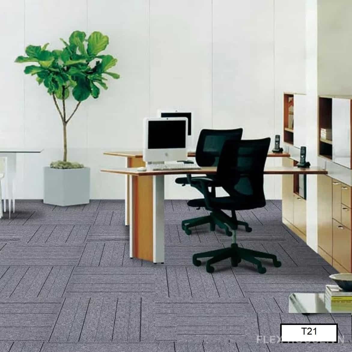 Thảm trải sàn văn phòng cao cấp màu xám TXC1183GR (5)