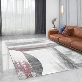 Thảm trải sofa nghệ thuật hình học độc đáo YN-CYU28