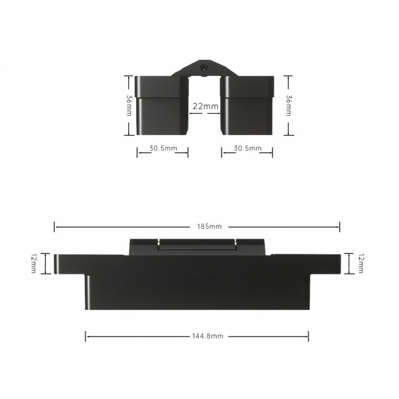 Bản lề âm chữ thập giảm chấn tự đóng SL001 14