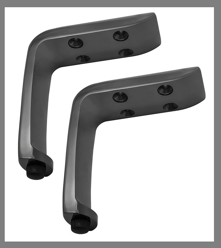 Chân bàn tủ nội thất chữ L hợp kim nhôm GP42 8