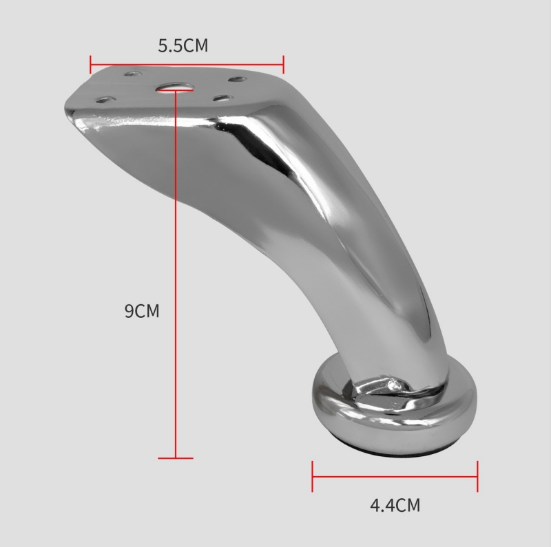 Chân ghế sofa inox cao 9cm GP3737 9