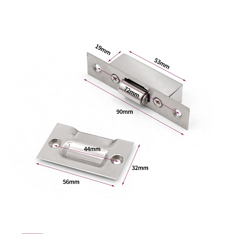 Chốt bật nhanh cửa phòng bằng inox DB401 6