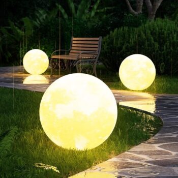 Đèn mặt trăng trang trí sân vườn KDY1001