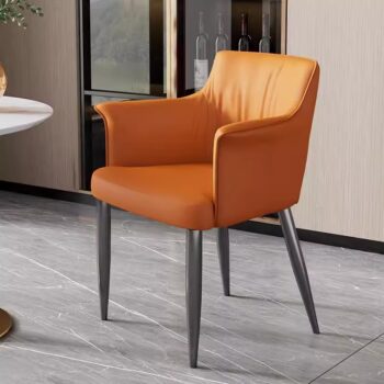 Ghế ăn tựa lưng bọc da sang trọng ML0581