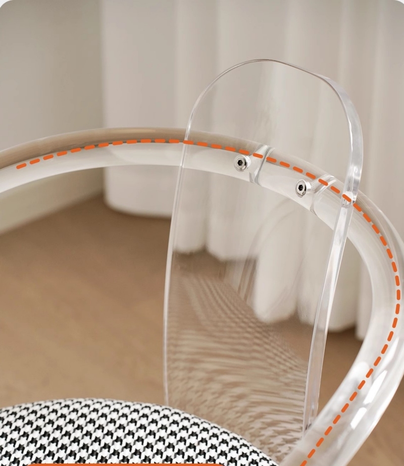 Ghế cafe Acrylic trong suốt độc đáo YKL001 9