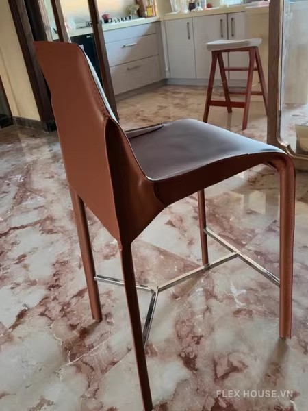 Ghế quầy bar bọc da cao cấp kiểu Ý LH7529 16