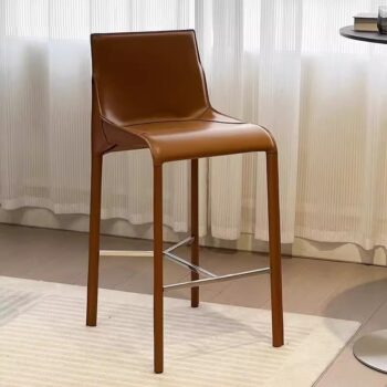 Ghế quầy bar bọc da cao cấp kiểu Ý LH7529