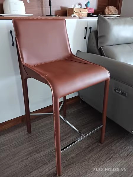 Ghế quầy bar bọc da cao cấp kiểu Ý LH7529 15
