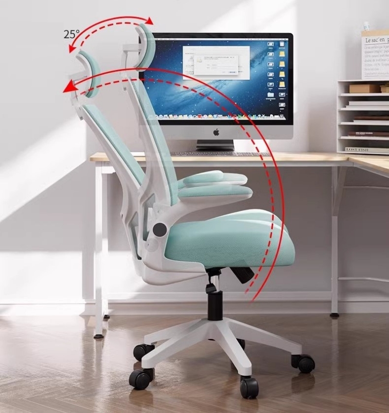 Ghế xoay công thái học đệm cao su non HY8569 11