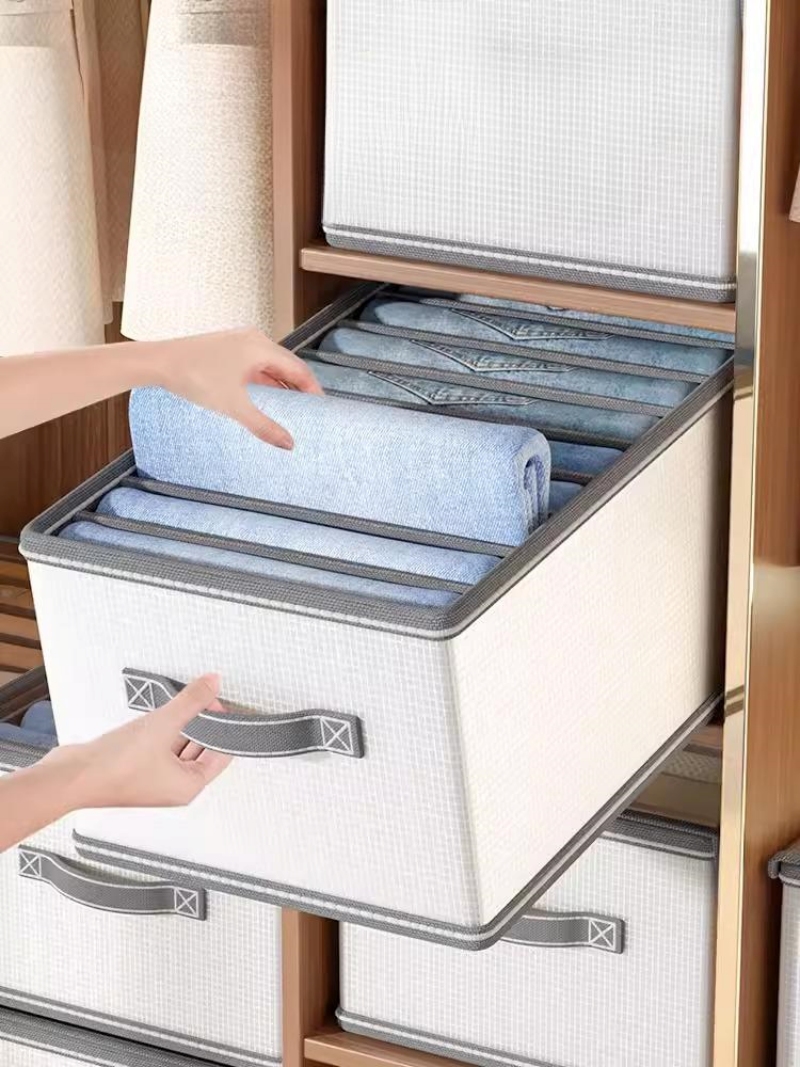 Giỏ đựng quần áo chia ngăn gia đình DG7687 7