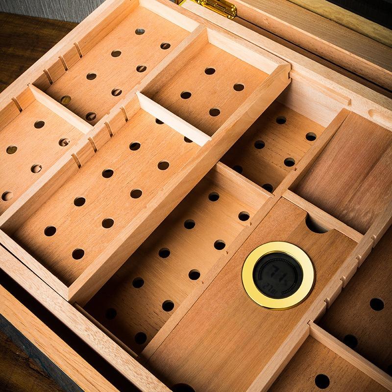 Hộp bảo quản cigar dung tích lớn LBS613 9