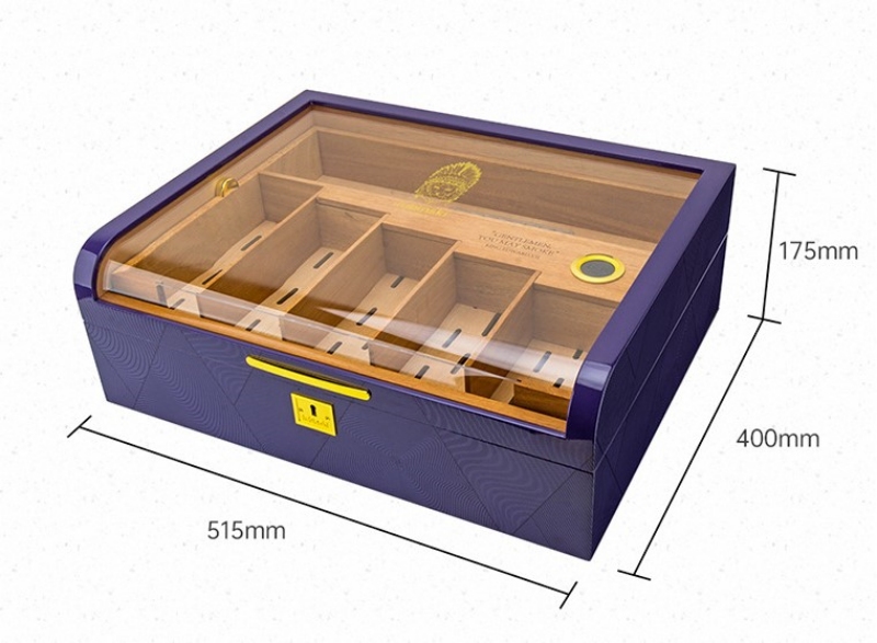 Hộp giữ ẩm cigar 2 tầng dung tích lớn LBS635 11