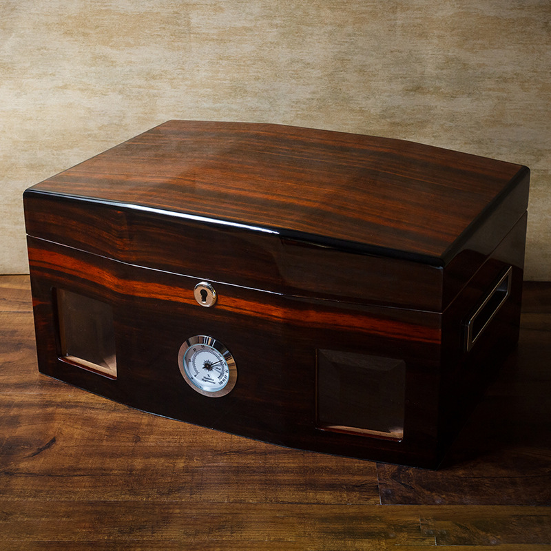 Hộp giữ ẩm cigar 2 tầng phong cách cổ điển LBS415 3