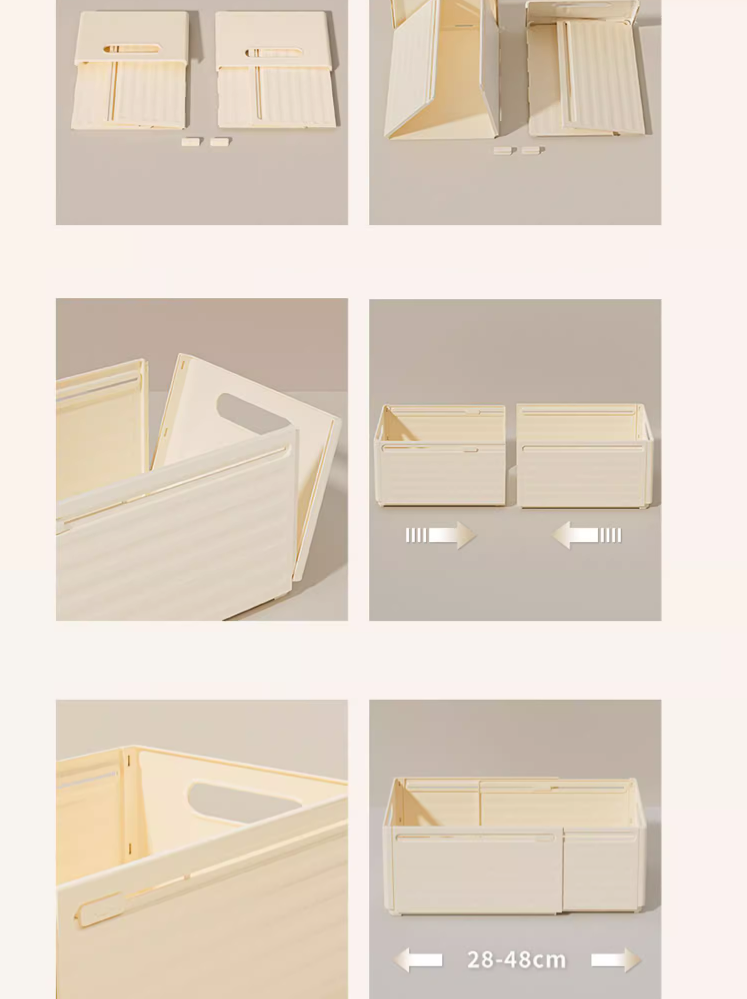 Hộp ngăn kéo đựng quần áo bằng nhựa tiện lợi SNK1880 15