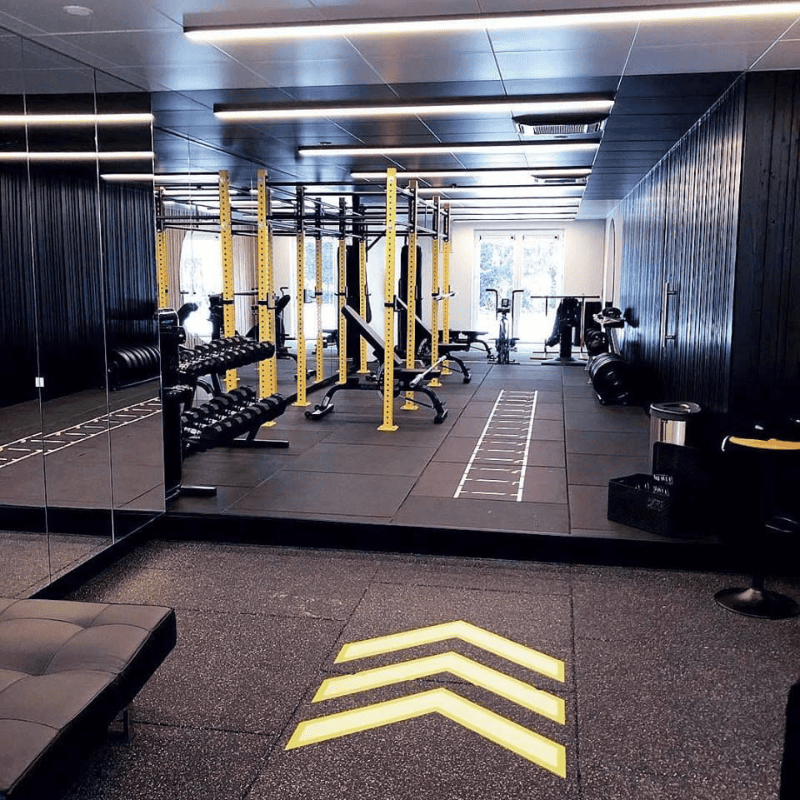 thảm cao su phòng gym