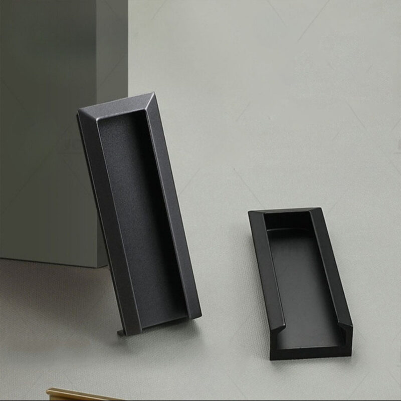 Tay nắm âm hợp kim kẽm chữ U tủ quần áo S1045 3