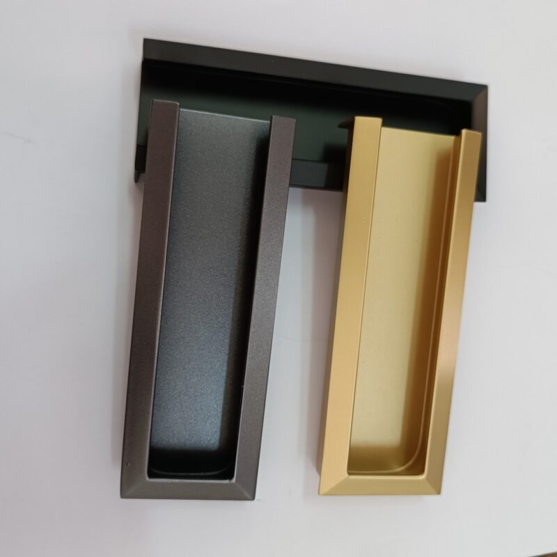 Tay nắm âm hợp kim kẽm chữ U tủ quần áo S1045 5